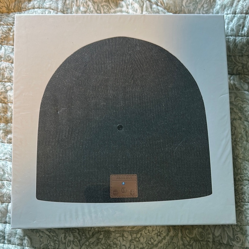 Gray Wireless Speaker hat